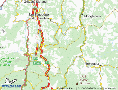 Mappa MICHELIN Pian di Balestra - ViaMichelin