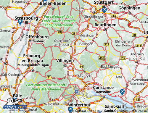 Mapa MICHELIN Rottweil - ViaMichelin