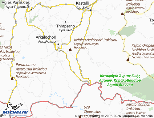 Mapa MICHELIN Avli - ViaMichelin