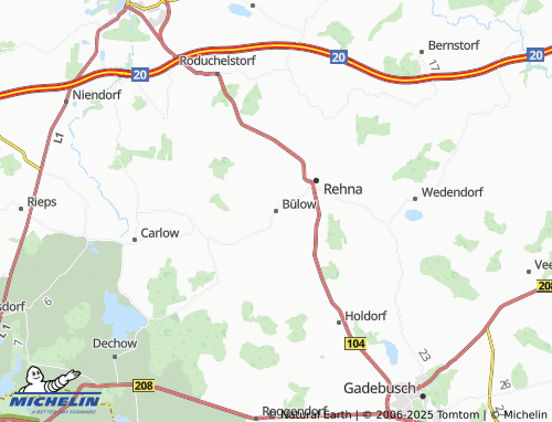 Mappa MICHELIN Bülow - ViaMichelin