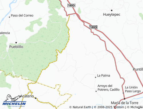 Mapa MICHELIN Balsas de Agua, Pozo de Oro - ViaMichelin