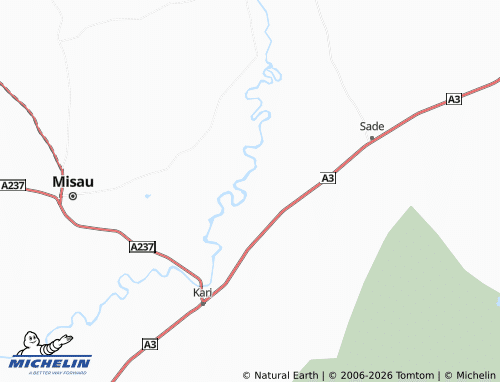 MICHELIN Nahuta map - ViaMichelin