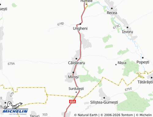 MICHELIN Căldăraru map - ViaMichelin