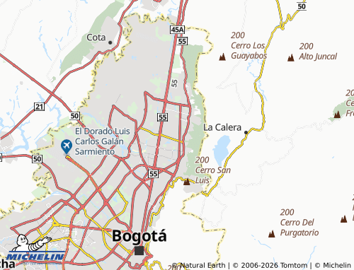 Mapa MICHELIN Cedritos - ViaMichelin