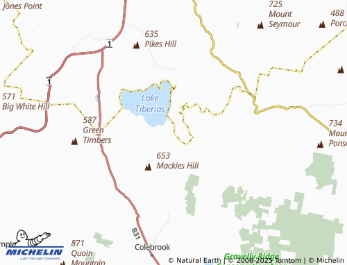MICHELIN Tiberias map - ViaMichelin