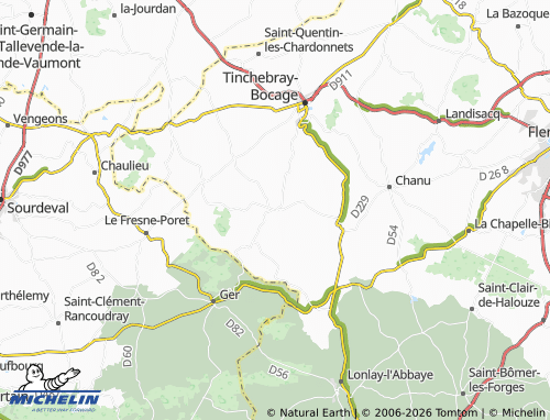 MICHELIN Yvrandes map - ViaMichelin