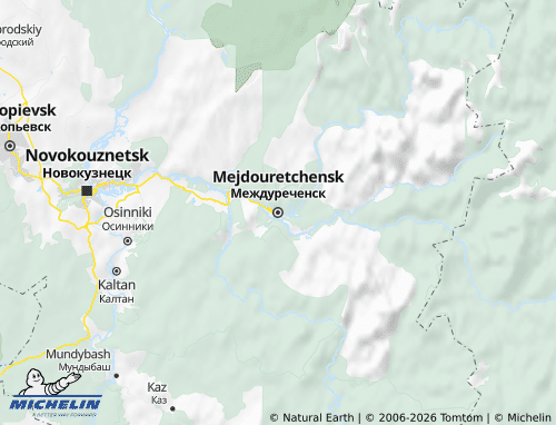 MICHELIN-Landkarte Meschduretschensk - ViaMichelin