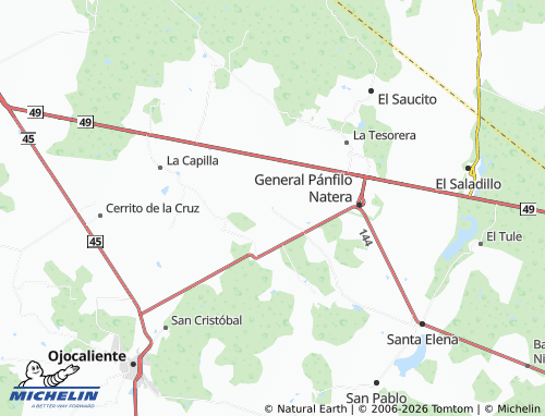 Mappa MICHELIN Unión de San Antonio - ViaMichelin