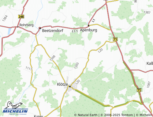 MICHELIN Hohenhenningen map - ViaMichelin
