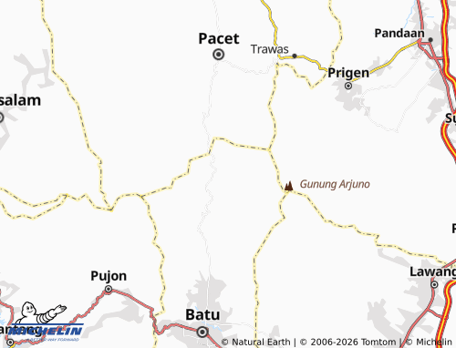MICHELIN-Landkarte Sumber Brantas - ViaMichelin
