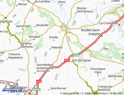 Mapa MICHELIN Birac - ViaMichelin
