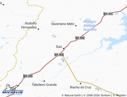 MICHELIN Itaú map - ViaMichelin