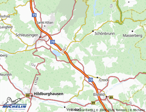 Mapa MICHELIN Schwarzbach - ViaMichelin