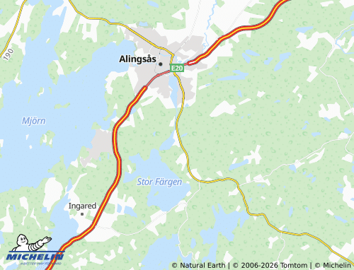 MICHELIN-Landkarte Hjälmared - ViaMichelin
