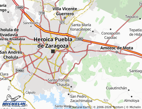 MICHELIN-Landkarte Lomas de Chapultepec - ViaMichelin