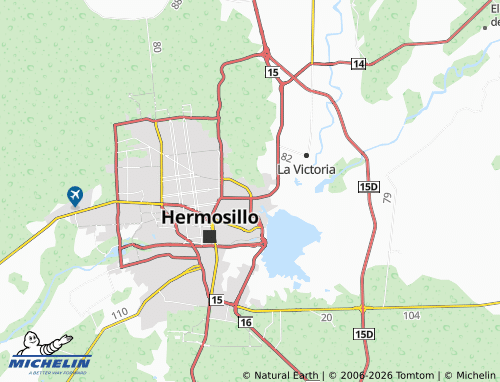Mapa MICHELIN Lomas del Pitic - ViaMichelin
