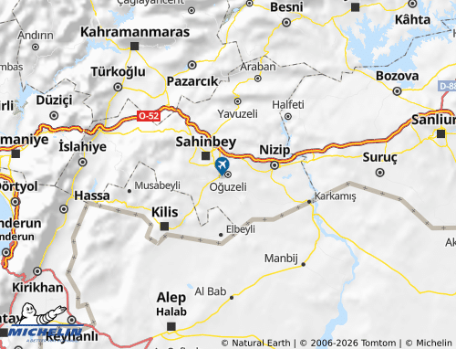 Mappa MICHELIN Oğuzeli - ViaMichelin