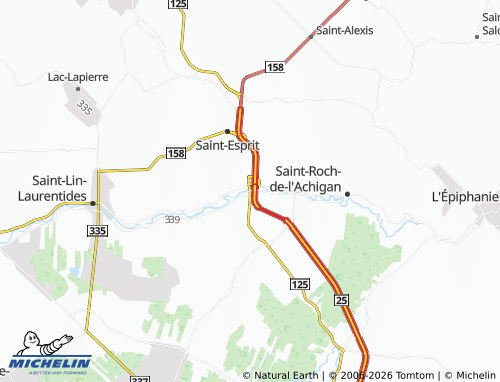 Mapa MICHELIN Saint-Roch-Ouest - ViaMichelin