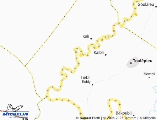 MICHELIN Klaon map - ViaMichelin