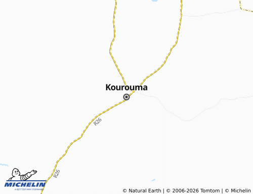 MICHELIN Kourouma map - ViaMichelin