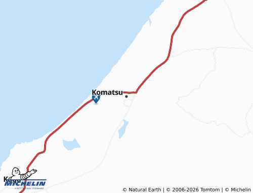 MICHELIN-Landkarte Komatsu - ViaMichelin