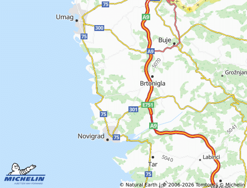 MICHELIN-Landkarte Fiorini - ViaMichelin