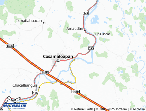 Mapa MICHELIN Ejidal Mario Moreno Cantinflas - ViaMichelin