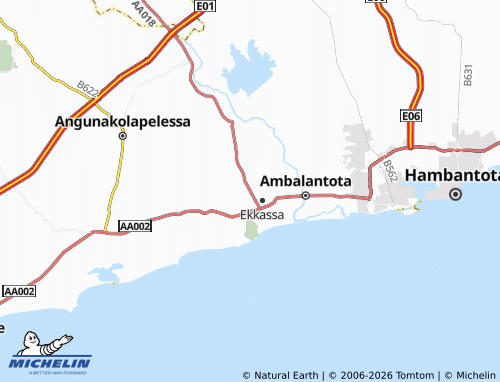 Mapa MICHELIN Uhapitagoda - ViaMichelin