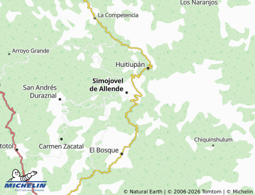 Mapa MICHELIN Benito Quezada García - ViaMichelin