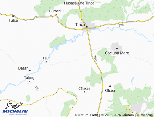 MICHELIN Girișu Negru map - ViaMichelin