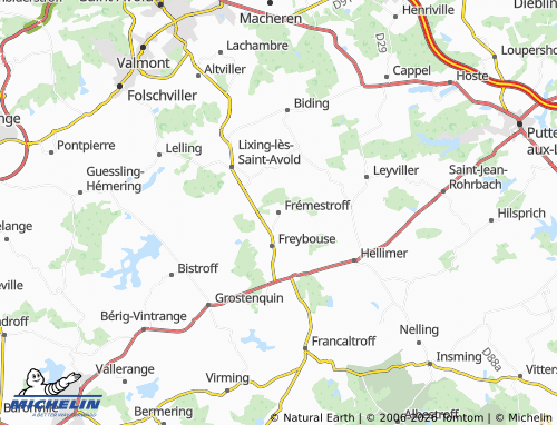 Mapa MICHELIN Frémestroff - ViaMichelin