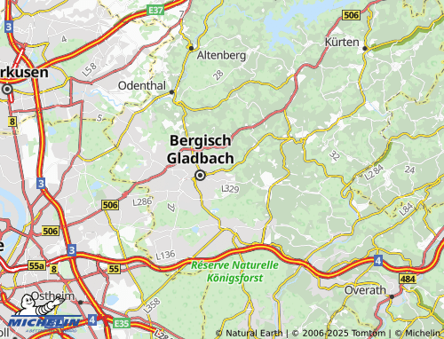MICHELIN-Landkarte Alte Dombach - ViaMichelin
