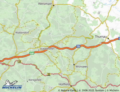 MICHELIN Feulersdorf map - ViaMichelin