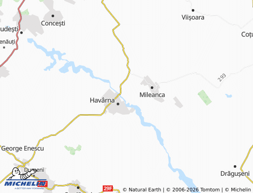 MICHELIN Gârbeni map - ViaMichelin
