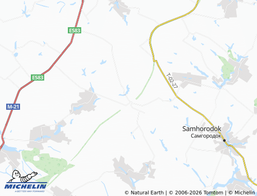Mappa MICHELIN Chervonyi Step - ViaMichelin