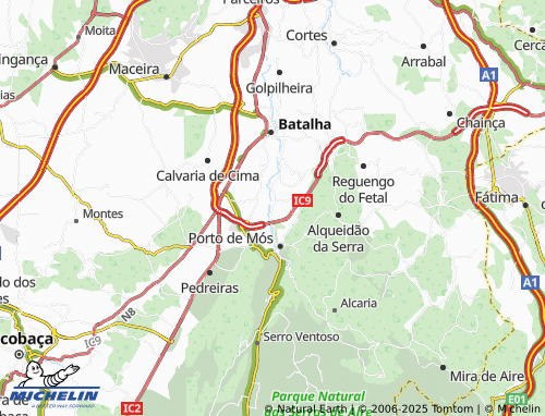 MICHELIN Quinta da Cajida map - ViaMichelin
