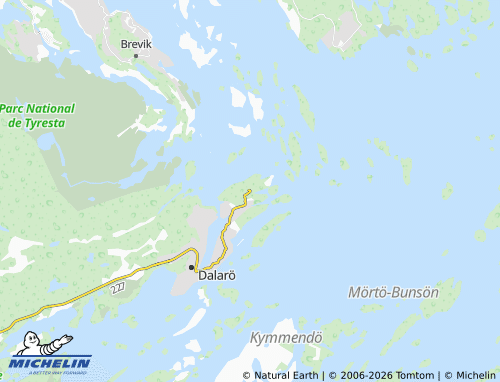Mapa MICHELIN Smådalarö - ViaMichelin