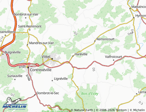 Mappa MICHELIN Haréville - ViaMichelin