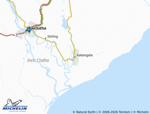 MICHELIN-Landkarte Kaitangata - ViaMichelin