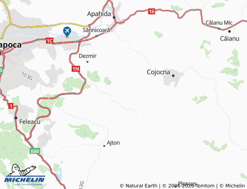 MICHELIN Bodrog map - ViaMichelin