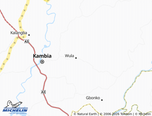 Mappa MICHELIN Wula - ViaMichelin