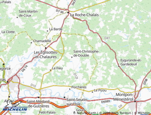 MICHELIN-Landkarte Le Limousi - ViaMichelin