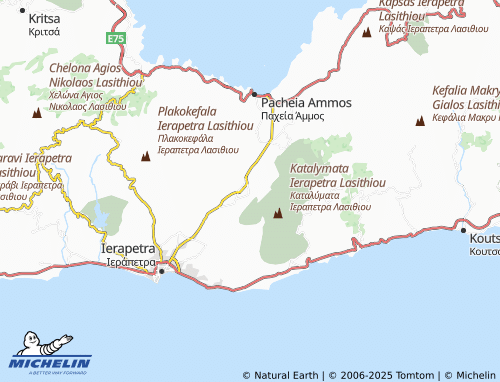 Carte MICHELIN Papadiana - ViaMichelin