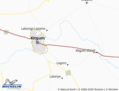MICHELIN Labongo Amida map - ViaMichelin