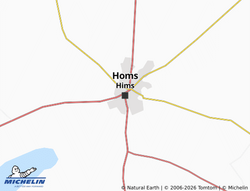 MICHELIN Homs map - ViaMichelin