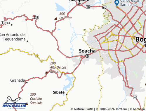 MICHELIN Indumil map - ViaMichelin