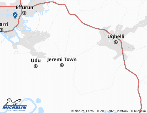 MICHELIN Okpari map - ViaMichelin