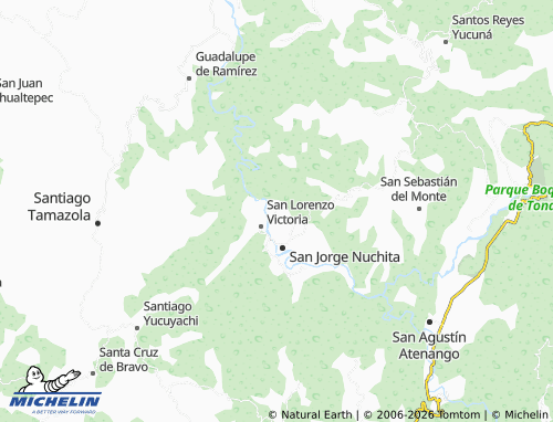 MICHELIN Guadalupe de Morelos Centro map - ViaMichelin