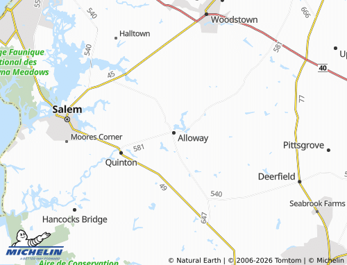 Mapa MICHELIN Alloway - ViaMichelin