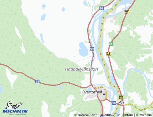 MICHELIN Poikijärvi map - ViaMichelin